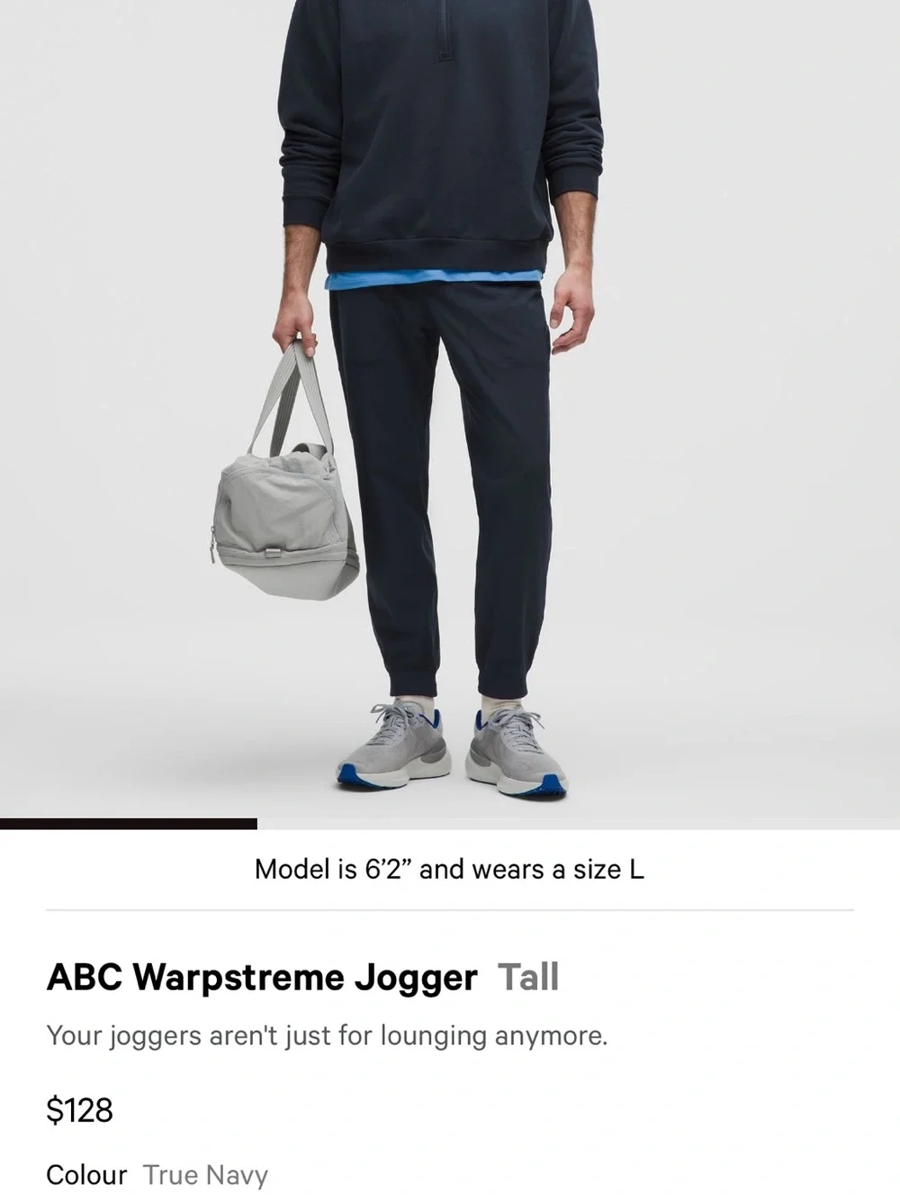 lululemon athletica True Navy Jogger Pants
